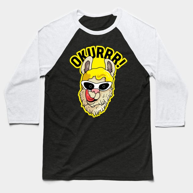 OKURRR Cardi-B Llama Baseball T-Shirt by santelmoclothing